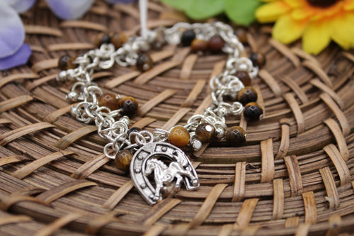 Tiger eye dangle bracelet