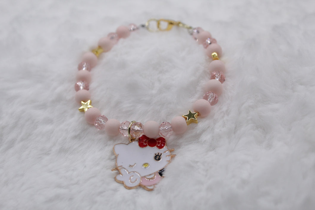 Hello Kitty Kids & Adult Bangle – Vanessa Beaded Jewelry