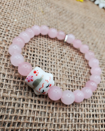 Kitty kat rose quartz
