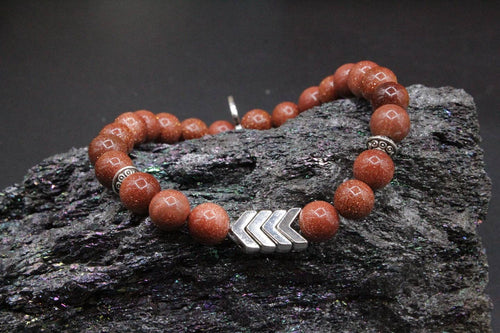 Obsidian bracelet