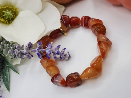 Red jasper crystal bracelet