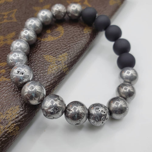 Silver crystal bracelet