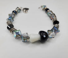 Load image into Gallery viewer, Black mushroom bracelet