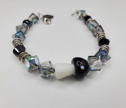 Black mushroom bracelet