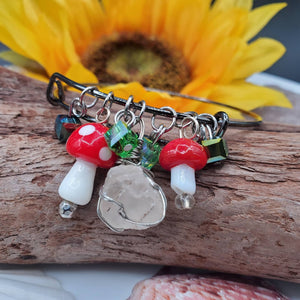 Mushroom bangle bracelet