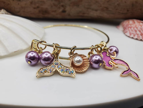 Mermaid bangle (purple)