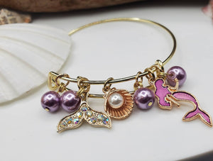 Mermaid bangle (purple)