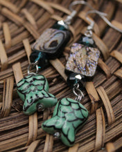 Load image into Gallery viewer, Mermaid earrings