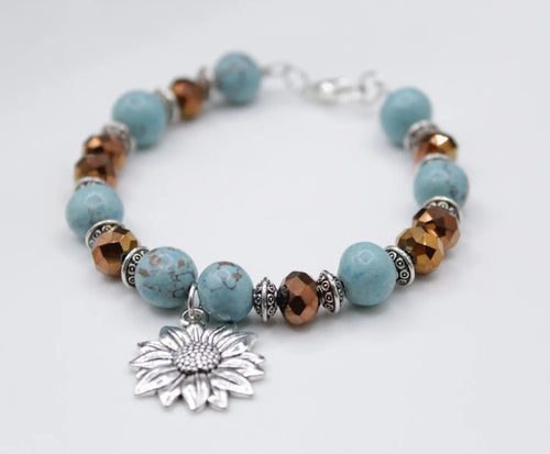 Sunflower bracelet