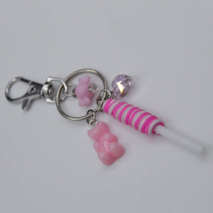 Pink sweet purse charm