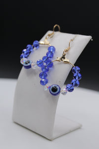 Evil eye earrings