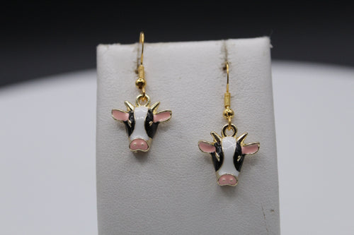 Cow earrings