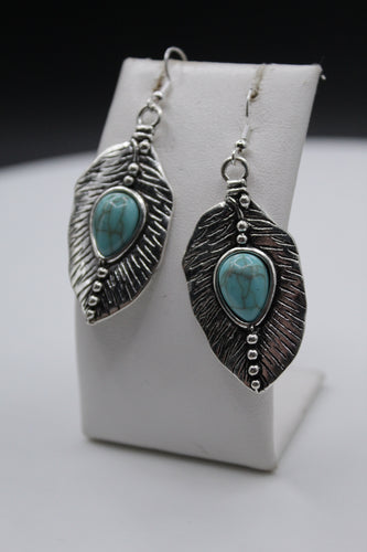 Feather earrings
