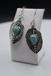 Feather earrings