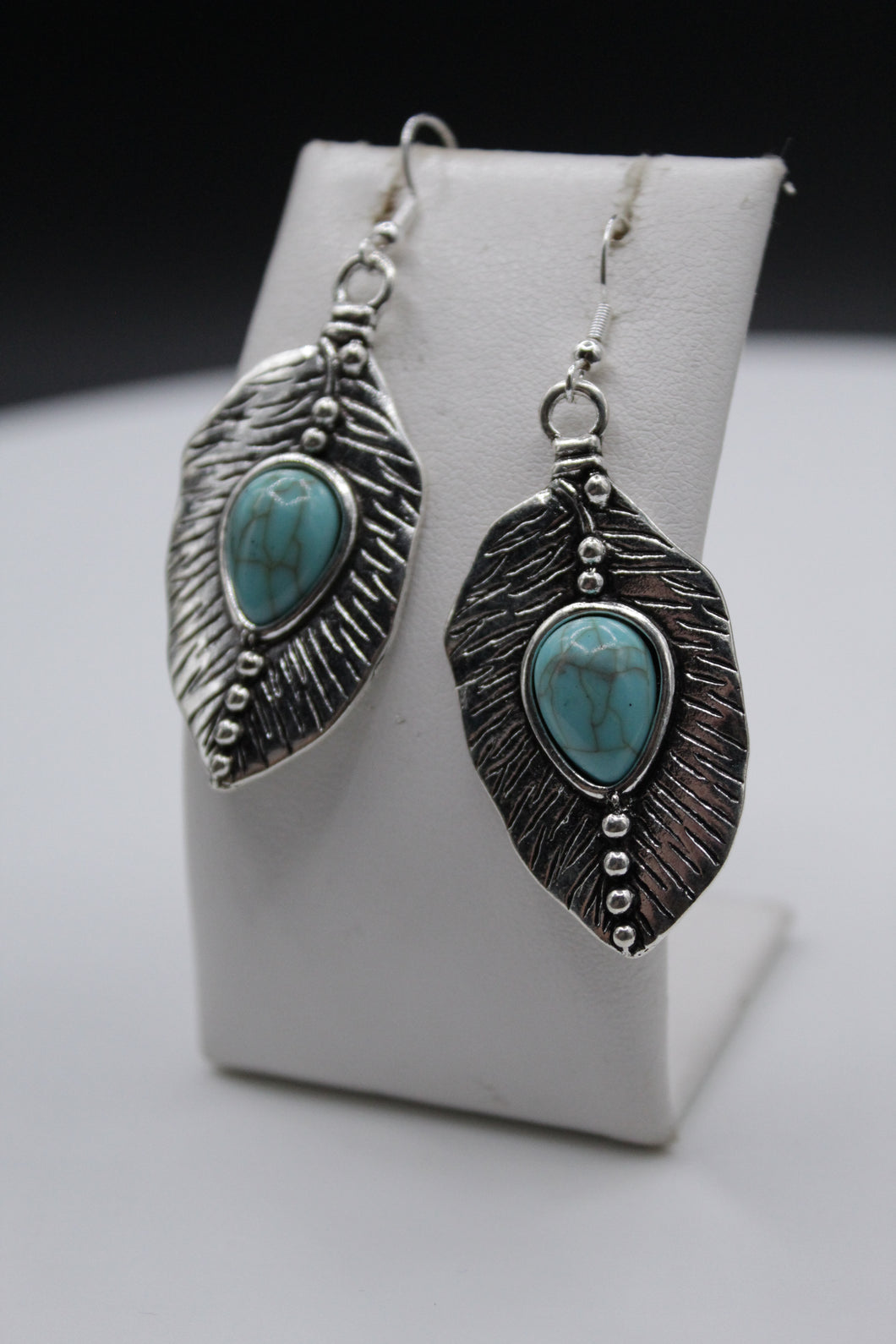 Feather earrings