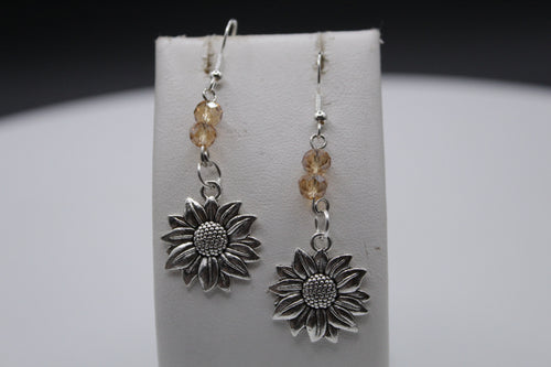 Sunflower earrings
