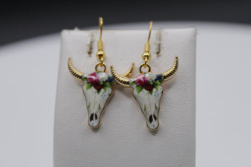Cow horn earrings