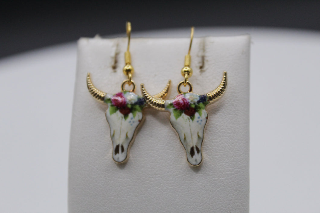 Cow horn earrings