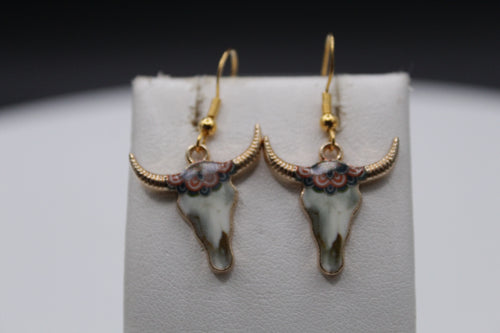 Cow horn earrings