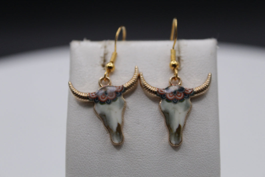 Cow horn earrings