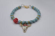 Load image into Gallery viewer, Cow/rose bracelet