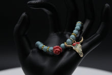 Load image into Gallery viewer, Cow/rose bracelet