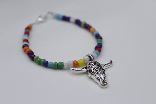 Colorful horn bracelet