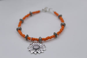 Sunflower bracelet