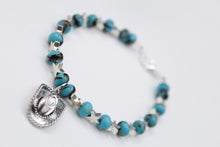Load image into Gallery viewer, Cowgirl hat bracelet