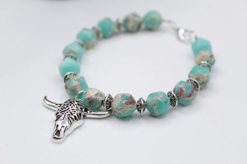 Cow horn bracelet