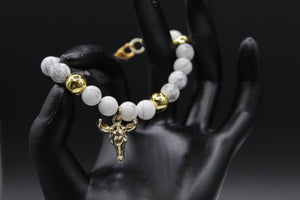 Golden horn bracelet