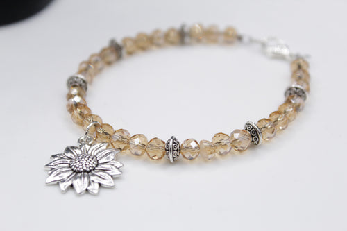 Sunflower bracelet
