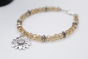 Sunflower bracelet
