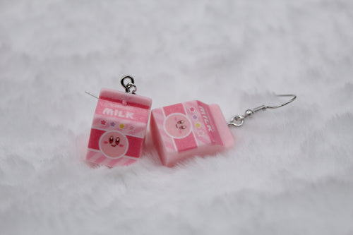 Kirby milk earrings