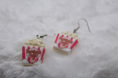 Kirby popcorn earrings