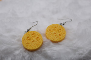 Kirby cookie earrings