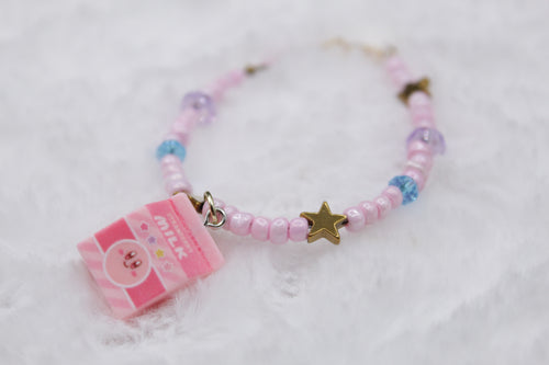 Kirby milk box bracelet
