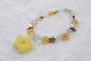 Kirby star cookie bracelet