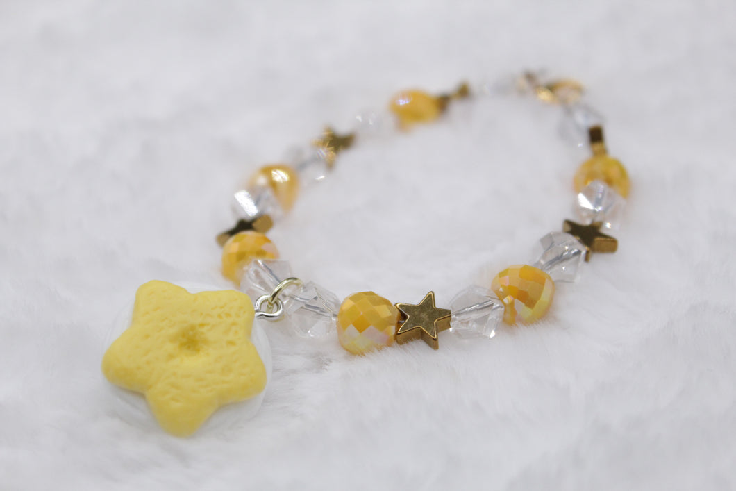 Kirby star cookie bracelet