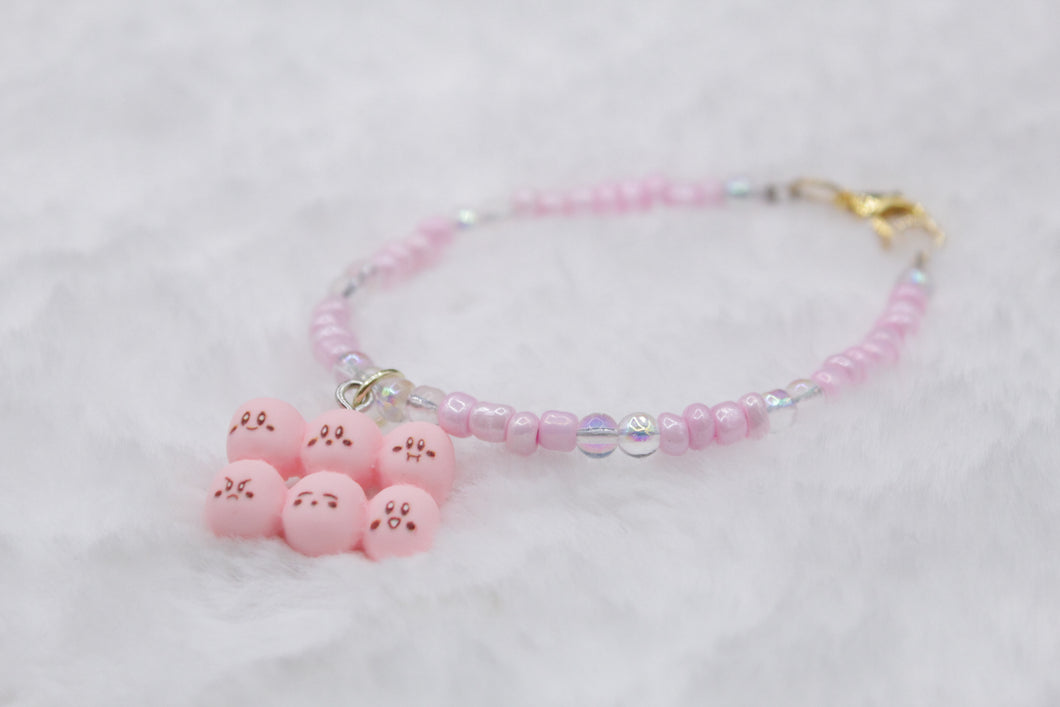 Kirby bread bracelet