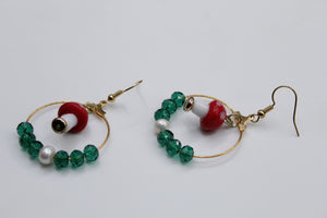 Mushroom earrings