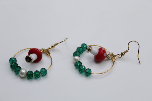 Mushroom earrings