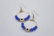 Load image into Gallery viewer, Evil eye earrings