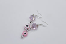 Load image into Gallery viewer, Evil eye earrings