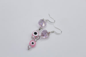 Evil eye earrings