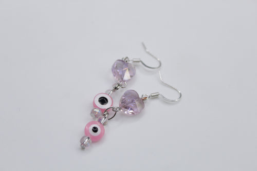 Evil eye earrings