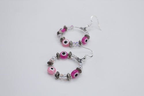 Evil eye earrings