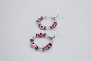 Evil eye earrings
