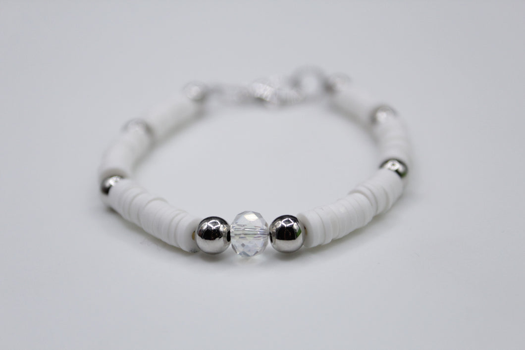 Black and white bracelets