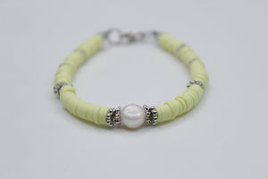 Shades of yellow bracelet